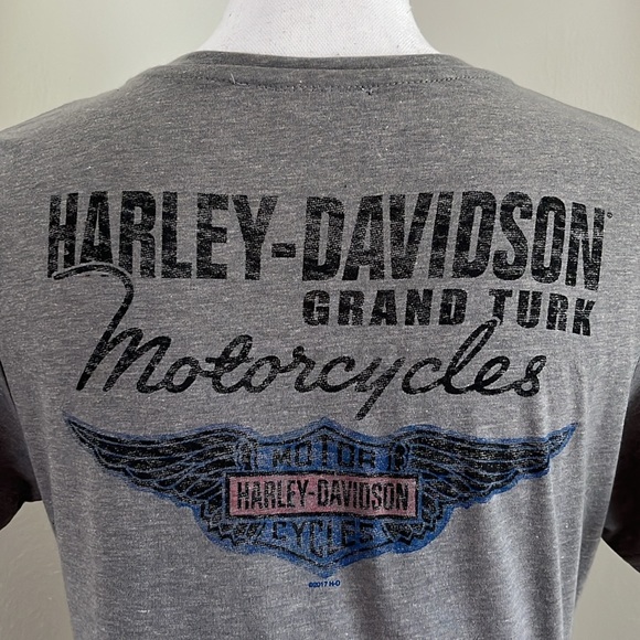 HARLEY-DAVIDSON Patriotic Rhinestone Bling Tee - Picture 6 of 10